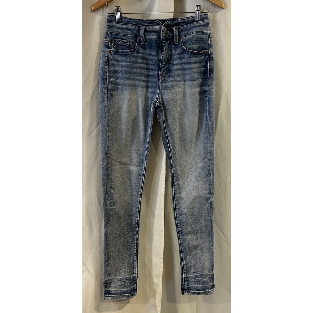 Buckle Black Women's Jeans fit no.93 skinny 27x30 blue denim‎